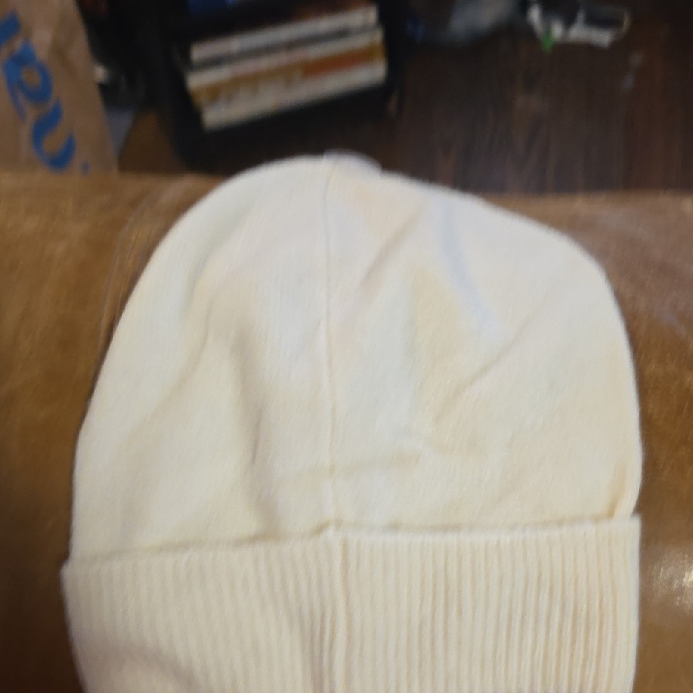 Tabitha Webb Cream Beanie Hat - Picture 5 of 7